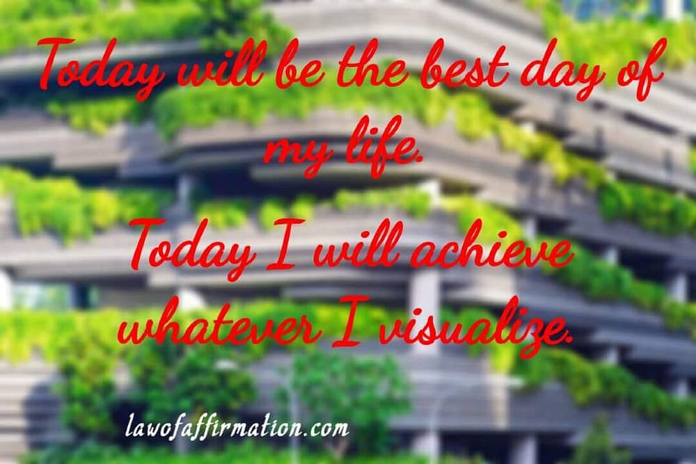 Positive morning affirmations for today